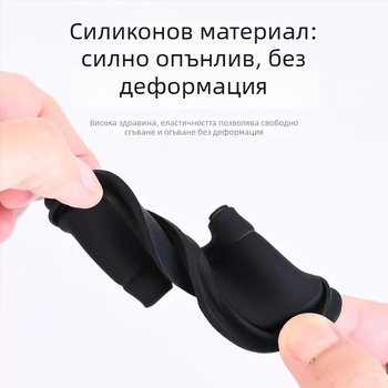 Силиконова демпфираща подложка за вибрации на автомобилна въздушна възглавница, универсална, със люлеещо се отваряне, двустранна лента, разстояние между централните отвори 1,5 см