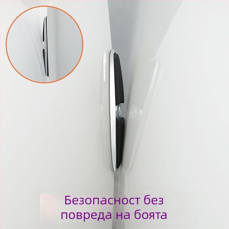 Антиударна ивица за врата на автомобил, метал+PVC, подходяща за общи модели, персонализирана обработка
