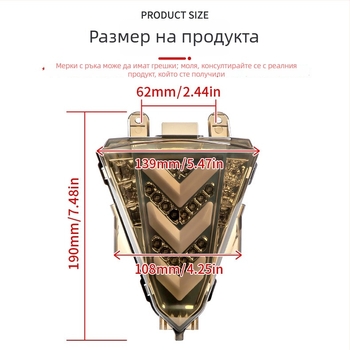 Задна светлина за Yamaha YZF R15 (2014–2016), LED, 12V, 10W, мека светлина