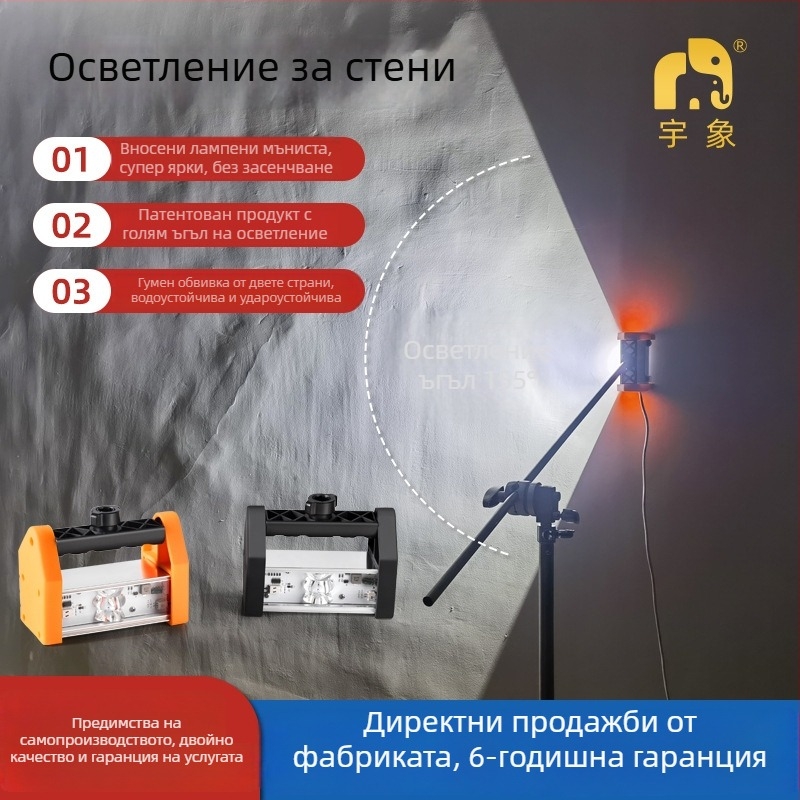 LED ръчна лампа за ремонт и полиране, Yuxiang WH001, материал: желязо, приложение: строителни обекти и домашна употреба, обработка: стандартен процес, персонализация: да