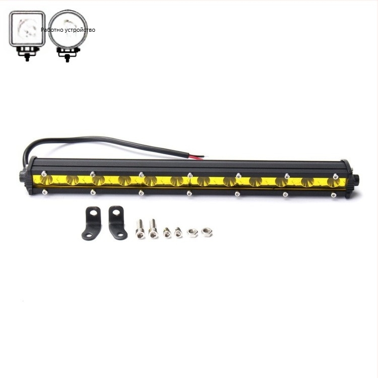 12-LED 36W LED работна светлина за автомобили и офроуд превозни средства, 12–24V, 36000 lm, SMD2525