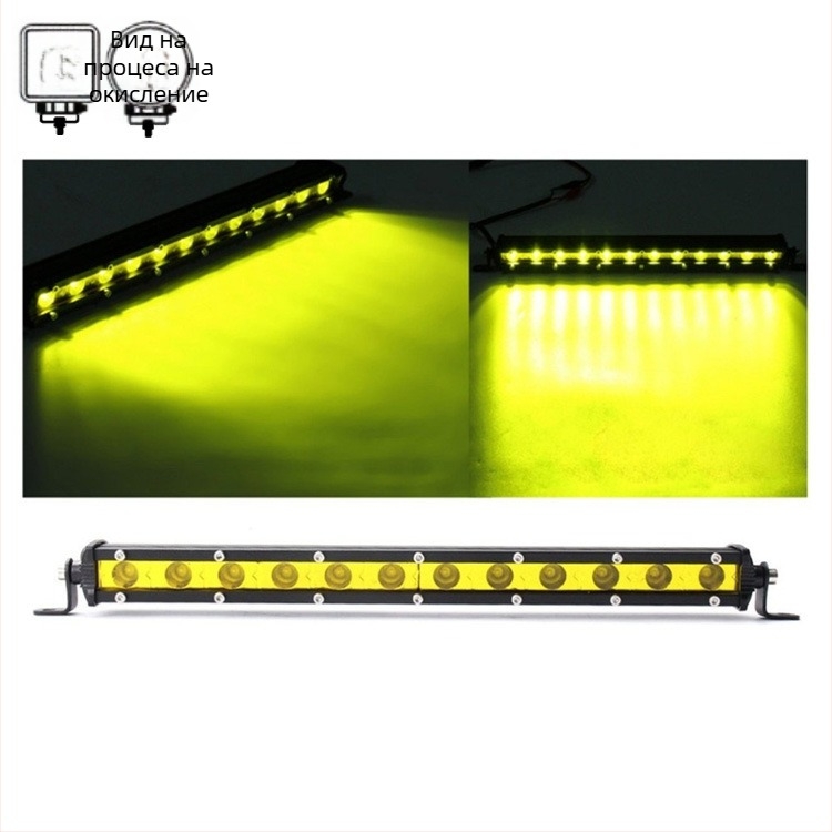 12-LED 36W LED работна светлина за автомобили и офроуд превозни средства, 12–24V, 36000 lm, SMD2525