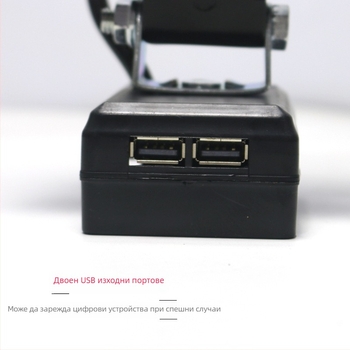 LED работна лампа за ремонт и работа, модел QY-222, 100W, 3000 lm, 6000K, LED 3030