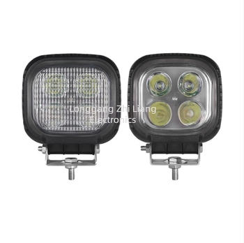 40W квадратна LED работна светлина за мотокари и трактори - 10-30V, 5800 lm, IP67, 6500K
