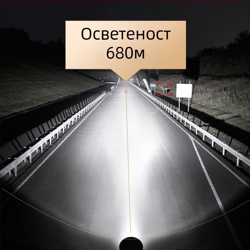 LED кръгла офроуд светлина за автомобил, 160W/пара, 9-32V DC, 20000 lm/пара, 6000K