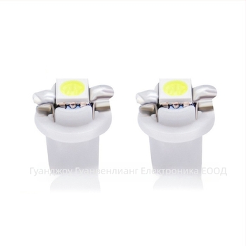 Лампа за автомобилни прибори B8.5 1SMD, 12V, LED 5050, 6000K