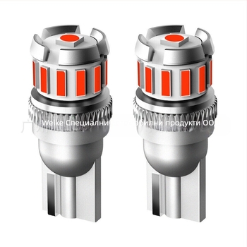 T10 LED лампа за автомобил: ширинни светлини, интериорно четене и багажник; LED 4014+3030, 6000–7000K, 10–30V, 209 lm