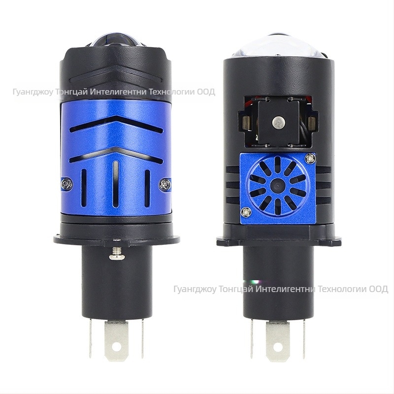 H4 мотоциклетен фар с LED, 58W висока мощност, 12-80V, IP67, 3000 lm