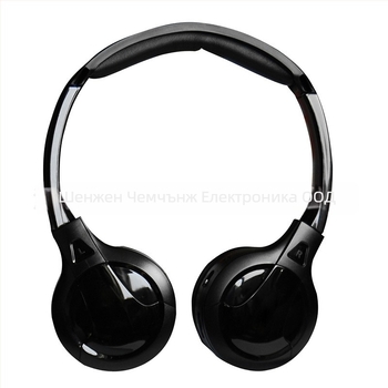 Безжична инфрачервена слушалка за автомобил с двойни канали — универсална съвместимост, модел CMC-300D, тегло 0.15 кг, мощност 5