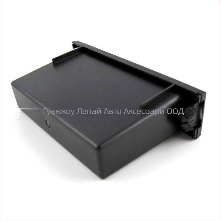 Съхранителна кутия за автомобилно аудио с DVD навигация, двуслойна конфигурация, еднослоен CD плеър, универсален форм-фактор, със закопчалка