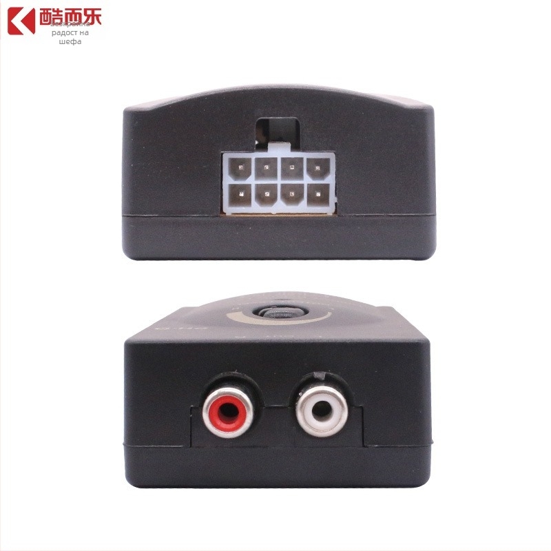 PH-2 автомобилен аудио конвертор за изходи с функция за забавяне, преобразуване от високи към басови честоти (12-24V, 50W, 60Ω, Универсален)