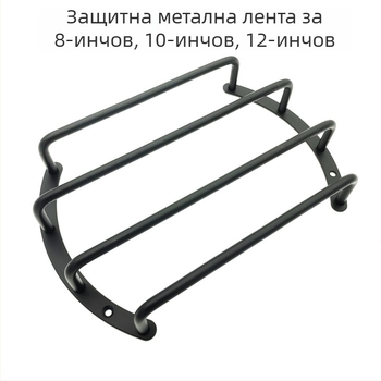 Автомобилна дървена кутия за субуфер – дървено тяло, защитна пръчка за високоговорителя и метална защита