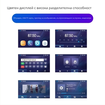 Автомобилен LCD дисплей M6 Android Bluetooth 720p LUTU/OEM