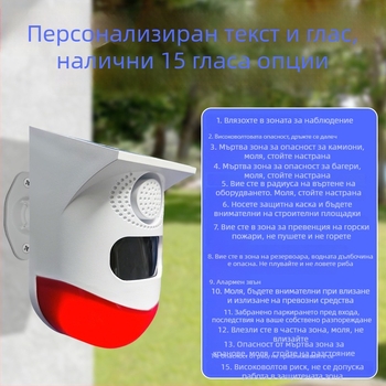 CT80: Аларма за дясна мъртва зона и радар за обратно виждане, безжична инсталация, гласови напомняния за радиуса на въртене на екскаватора