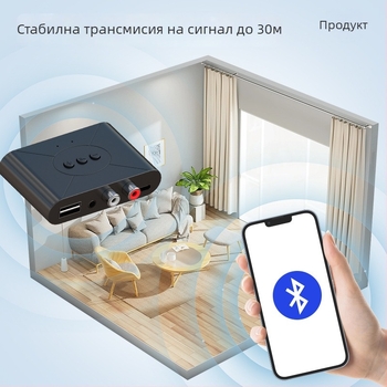 NFC Bluetooth музикален приемник за автомобил - Type-C, Bluetooth 5.3, USB музикално възпроизвеждане, Plug & Play