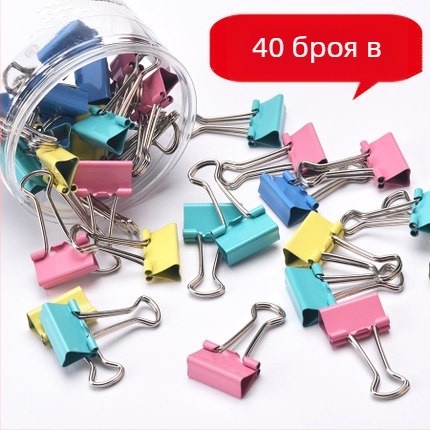 Акрилен клип за документи, метална конструкция, марка 1