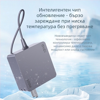 GaN ASUS USB-C зарядно за лаптоп 20V 5A 100W