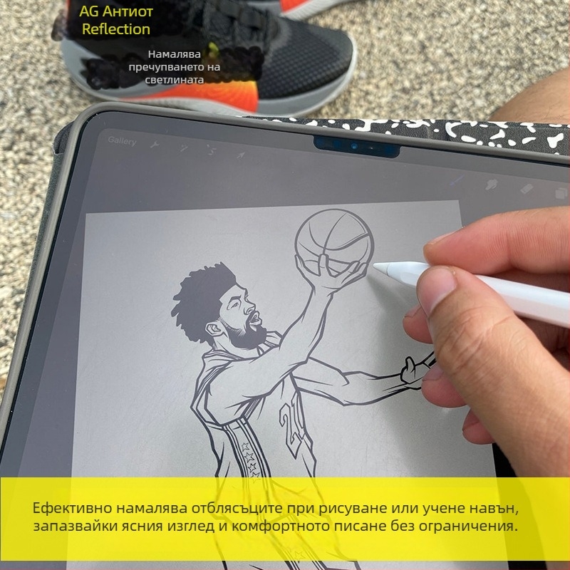 Защитен филм за екран на iPad — матова текстура, PET материал, анти-отпечатъци, съвместим с Apple, Shenzhen Dinasi