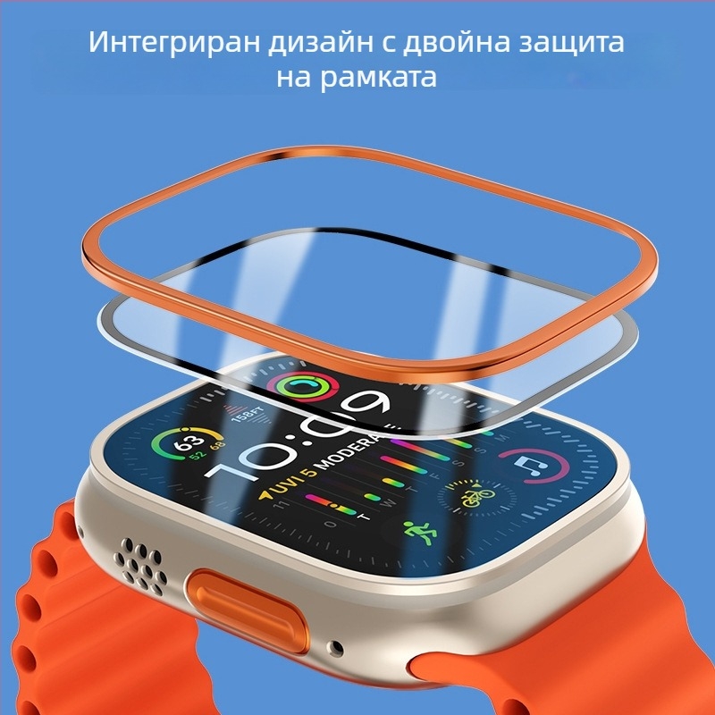 Apple Watch защитно фолио за екран – рамкова защита, антицарапване, издръжливост