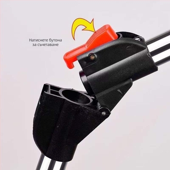 Ръчно бутан ролков измерител на разстояния с механично-електронен цифров дисплей за инженерни измервания