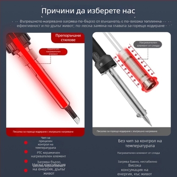 Професионална писалка за горещо печатване с регулируема температура за маркиране на тютюневи изделия; компактен ръчен термоинструмент със спойване и заваряване.
