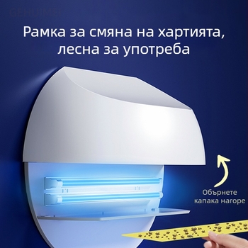8W леплив инсект ловец за стена, опционално единична/двойна тръба, CE сертифициран, за хотели, ресторанти и супермаркети