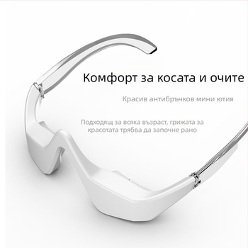 Масажор за очи с положителни йони, портативен за домашна употреба, IPX1 водоустойчив, вградена батерия <300 mAh