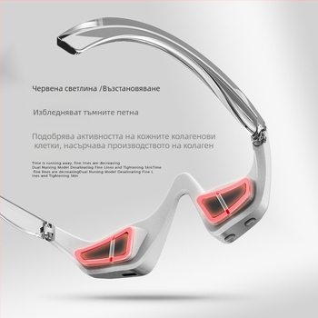 Масажор за очи с положителни йони, портативен за домашна употреба, IPX1 водоустойчив, вградена батерия <300 mAh