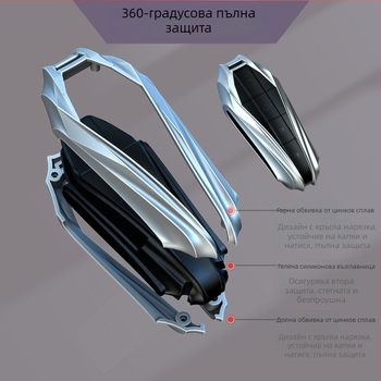 BYD Dolphin калъф за ключ - цинкова сплав, луксозен корпус