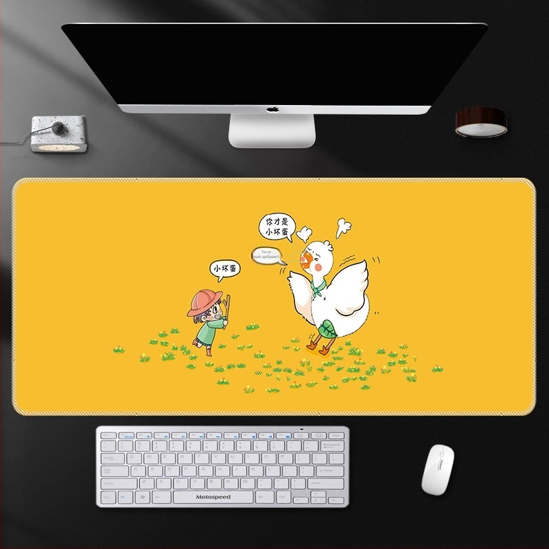 Мишкоподложка за офис и игри: натурален каучук, против приплъзване, печат чрез трансфер на топлина, OEM обработка.