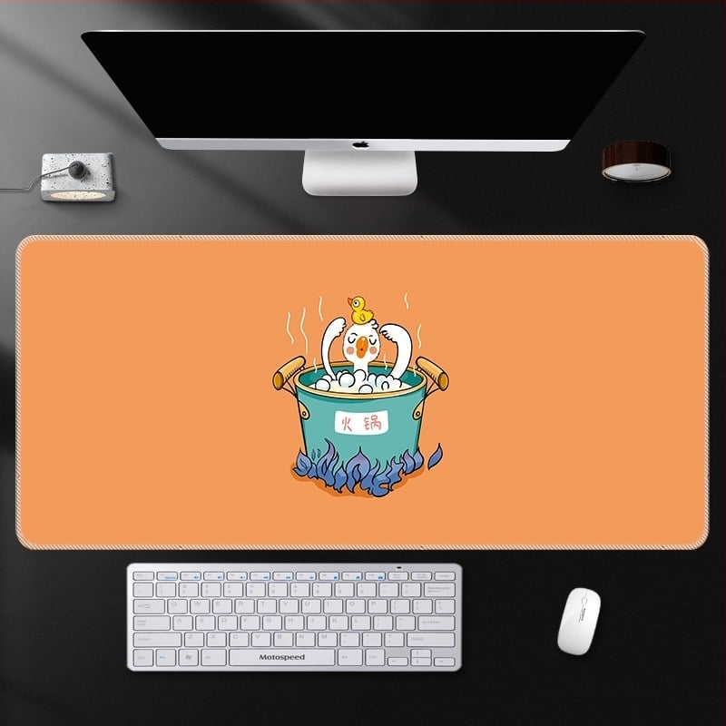 Мишкоподложка за офис и игри: натурален каучук, против приплъзване, печат чрез трансфер на топлина, OEM обработка.