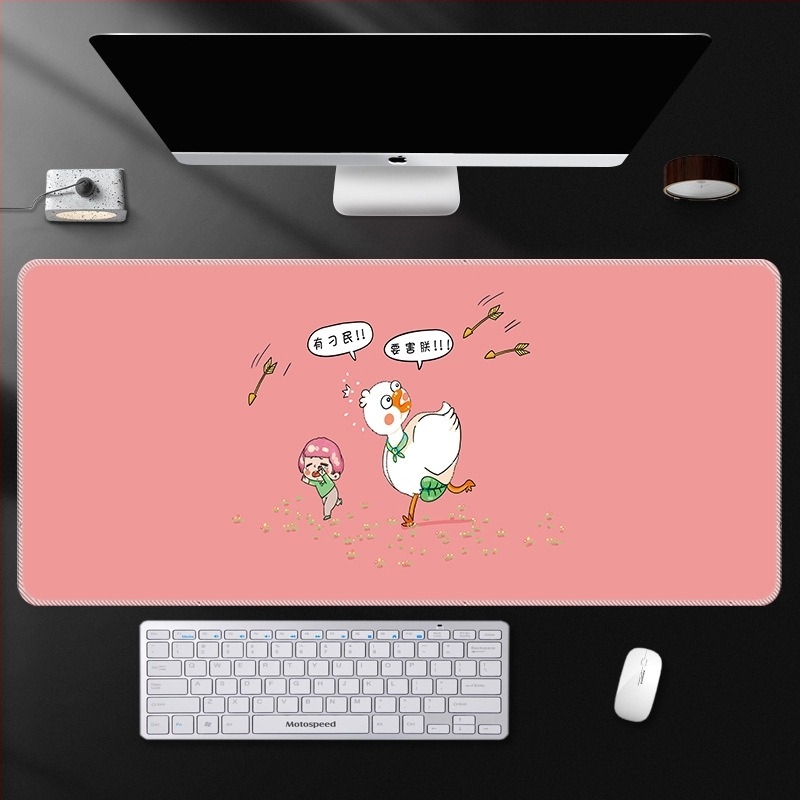 Мишкоподложка за офис и игри: натурален каучук, против приплъзване, печат чрез трансфер на топлина, OEM обработка.