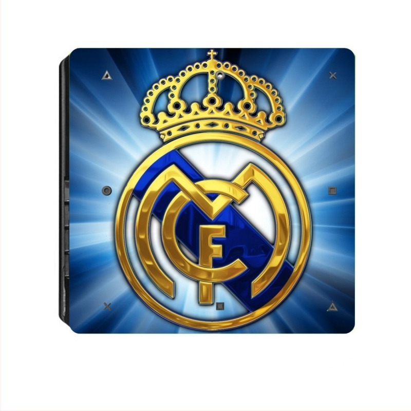 PS4 Slim защитен филм със стикери с клубна емблема – персонализируем, екологичен, устойчив на надраскване, водоустойчив и маслоустойчив, PVC филм 0.15 мм