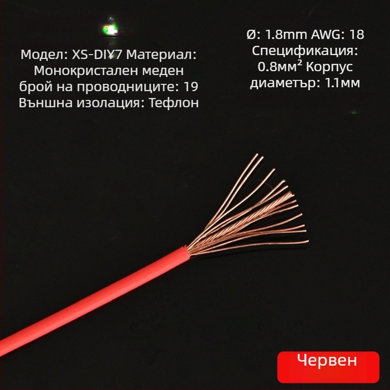 Xangsane XS-DIY07 Trumpet line — монокристален меден проводник, ядро: гол меден проводник, меден проводник