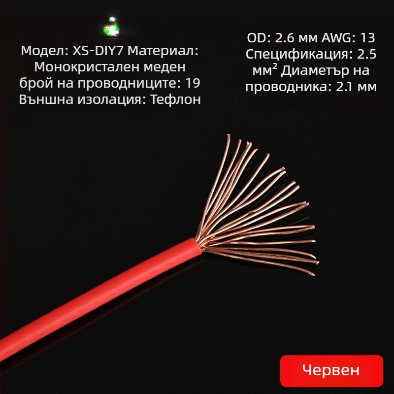 Xangsane XS-DIY07 Trumpet line — монокристален меден проводник, ядро: гол меден проводник, меден проводник