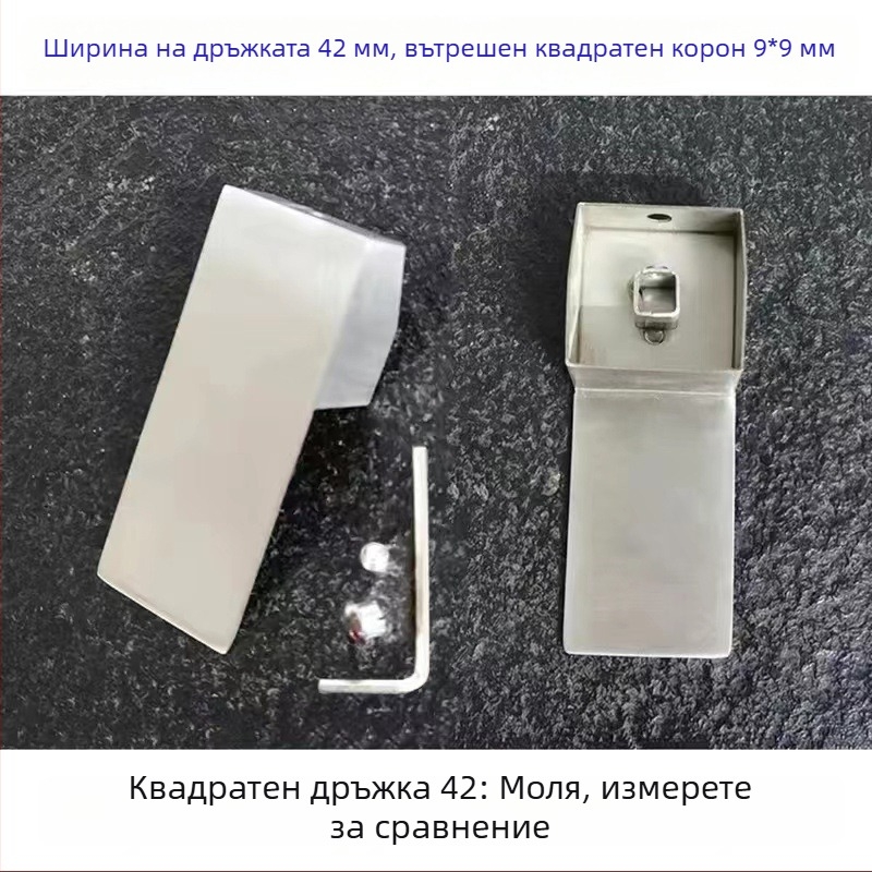 Кухненска дръжка за кран от неръждаема стомана – гореща и студена вода, превключвател, модерен минимализъм
