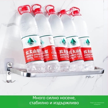 Тръба за кърпи от неръждаема стомана, стенен монтаж, полирана повърхност, единична или двойна пръчка, товаропреносимост 30