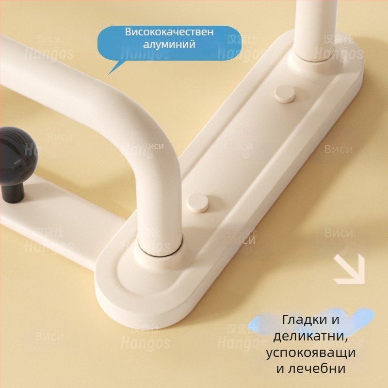 Dopamine Cream Style Стойка за кърпи – анодизиран Space алуминий, 1 слой, носеща тежест 10, Китайски стил, съхранение