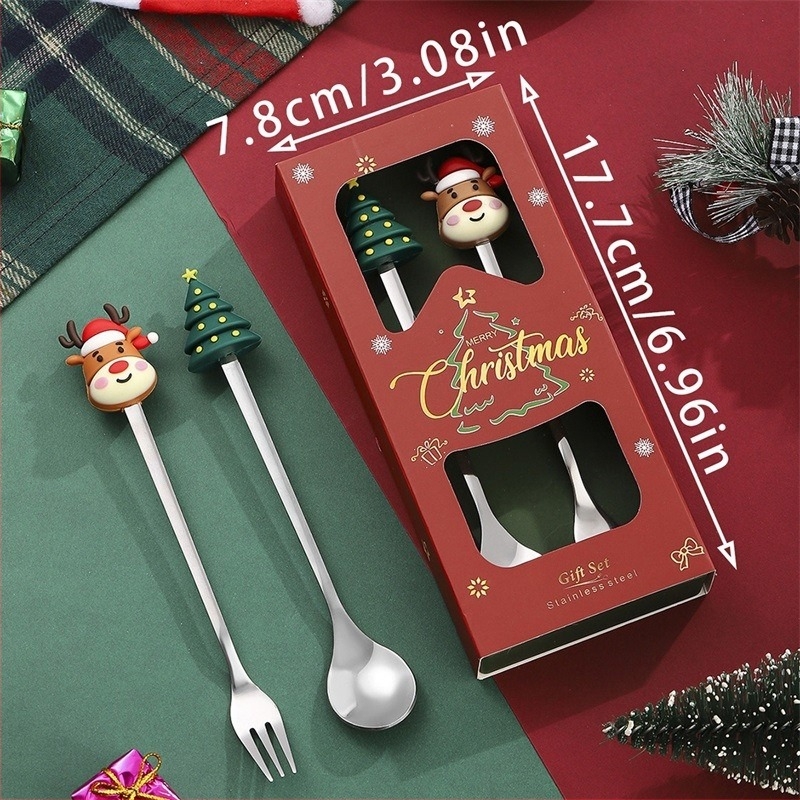 Комплект вилица и лъжица, неръждаема стомана 410, огледално полирани, ръчна изработка, възможност за печат на лого