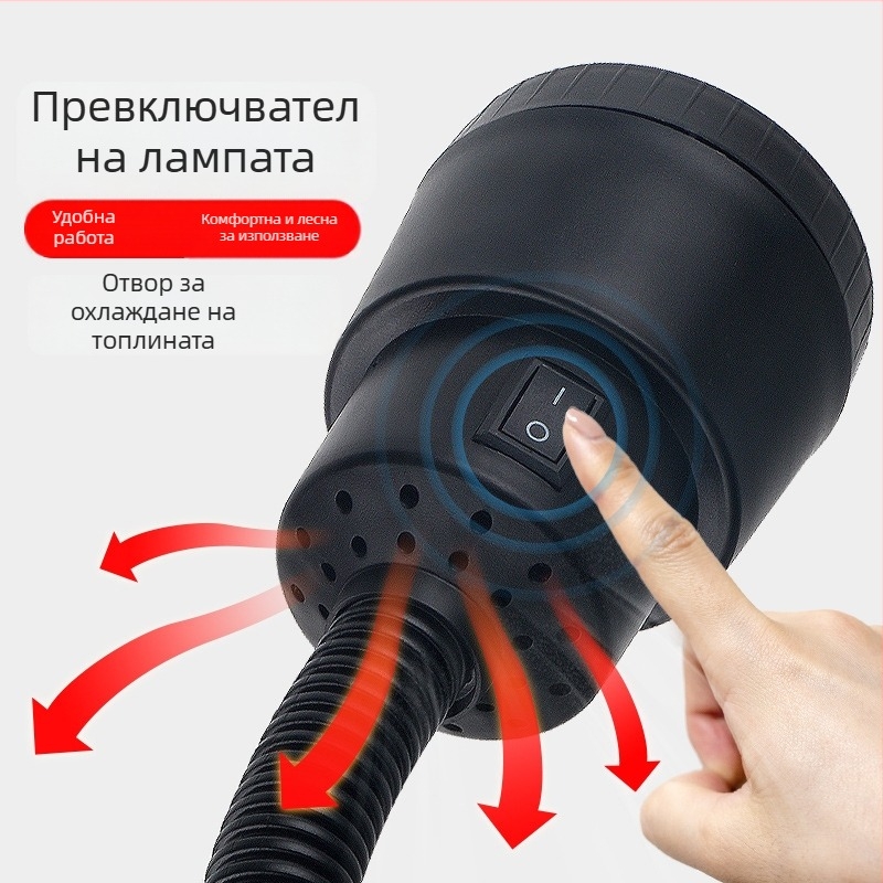 Лампа за металорежещ станок – LED, магнитно монтирана, двойно напрежение 24V/220V (Brand: Nine; Authorized private brands: Yes; Type: Lamps)