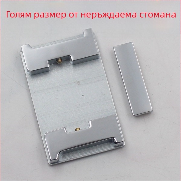 Метална ключалка за чанти с клип и I-образна и H-образна пружина – хардуер за DIY чанти