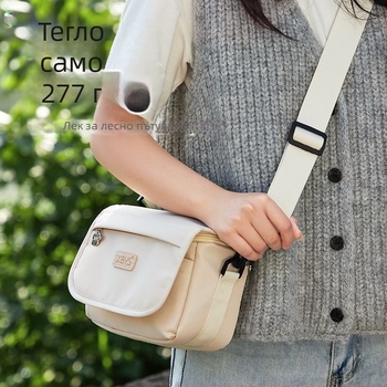 Чанта за камера от PU кожа за безогледална камера, презрамка, стил чанта, домашно съхранение, пролет 2025