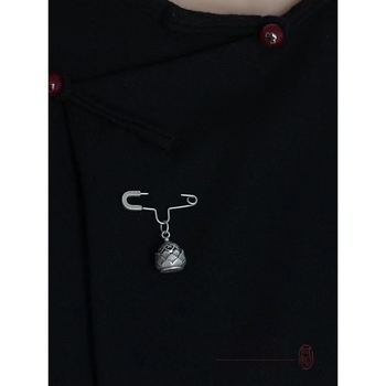 Брошка с меден лотос, ретро артистичен стил, декоративно изделие, електроплатирано покритие