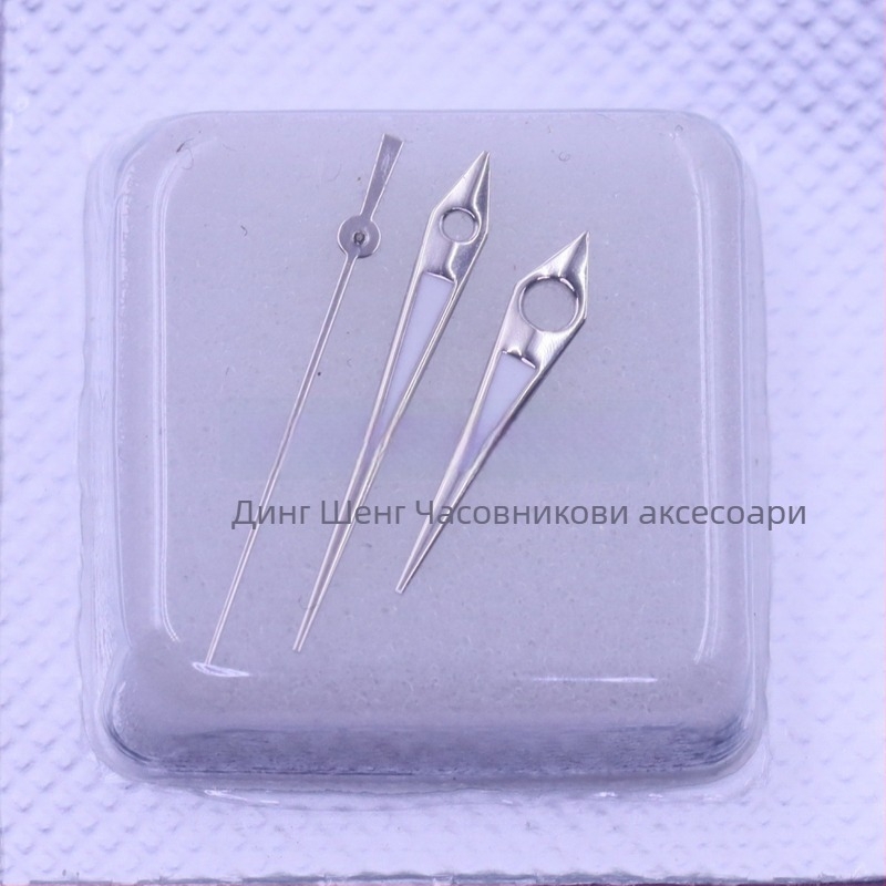 Луминесцентни часовникови стрелки за NH35/NH36 механизми, три стрелки (час, минута, секунда) за мъжки часовници