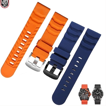 Каучуков ремък за часовник Lumiuox Navy 8821, марка tf, издание зима 2023