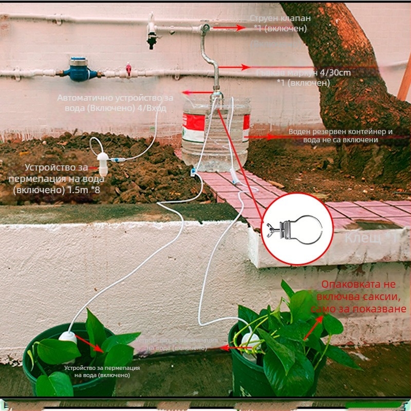 Поливателна каничка за автоматично поливане на растения (Код на продукта: 763005324051; Материал: Other; Бранд: other; Внос: Не)