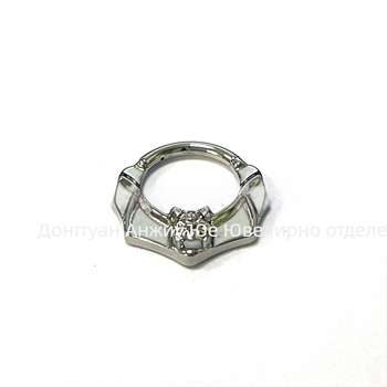 Пръстен за нос, титаниев G23, мотив прилеп, унисекс, безшевен пирсинг, BBM113, серия Crazy Animal City, с гравиране