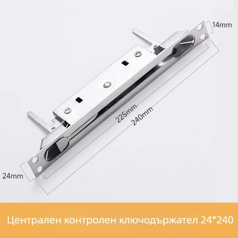 Неръждаема стомана заключалка за врати – Тип A, модел: Latch, повърхност: телено дърпана, стил: модерен минимализъм