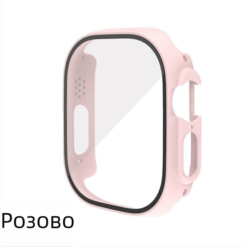 Защитен калъф за Apple Watch за iWatch 10-ти поколение 8765se и Ultra, PC корпус със защитно фолио