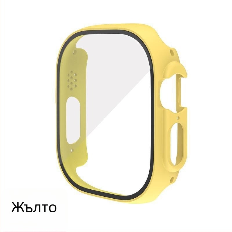 Защитен калъф за Apple Watch за iWatch 10-ти поколение 8765se и Ultra, PC корпус със защитно фолио